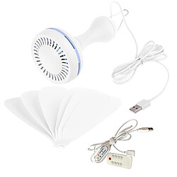 Universal Silence 6 lames USB alimenté par ventilateur de plafond avec télécommande # Pas de télécommande 4 ventilateurs de combustion lit d'exposition