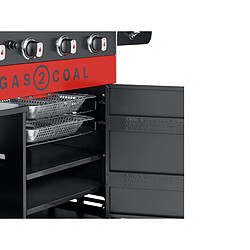 2 Tablettes intérieures pour barbecues Char-Broil Gas2Coal 2.0 4 brûleurs