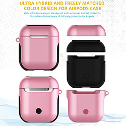 Acheter Wewoo Coque Protection Cas verni pour ecouteurs Bluetooth Sac de rangement anti-perte pour AirPods (Rose)