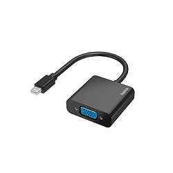 HAMA Adaptateur vidéo, fiche Mini-DisplayPort - port VGA, Full-HD 1080p