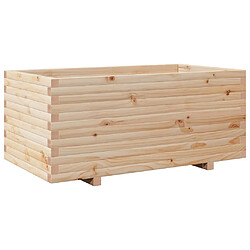 vidaXL Jardinière 110x60x49,5 cm bois de pin massif