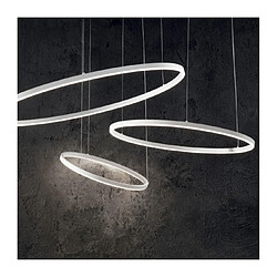 Ideal Lux Suspension LED intégré Oracle Aluminium blanc 1 ampoule 9cm