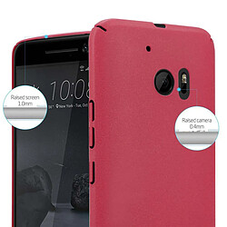 Cadorabo Coque HTC ONE M10 Etui en Rouge