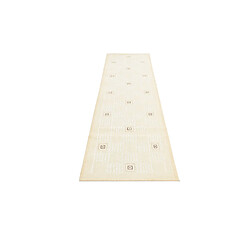 Avis Vidal Tapis de couloir en laine 295x79 beige Darya