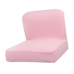 chaise courte de dossier de chaise de bar extensible pour le dos, dossier bas, housse rose pas cher