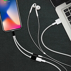 Avis Avizar Adaptateur Audio & Charge Apple Lightning vers Lightning et Jack 3.5mm - Blanc