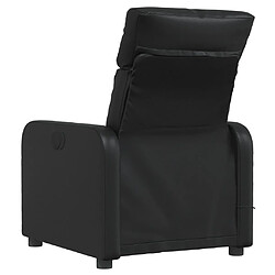 Avis vidaXL Fauteuil de massage inclinable Noir Similicuir