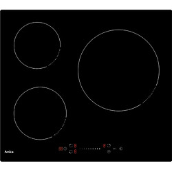 Table de cuisson à induction 60cm 3feux 7000w - gp371 - AMICA