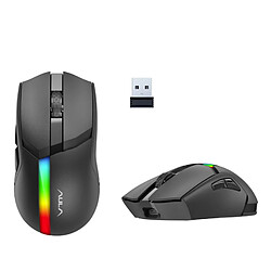 Avis Aula F813 2in1 Souris sans fil 2.4G et filaire 4800dpi avec 7 boutons Noir