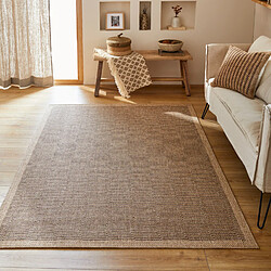 Avril Paris Tapis extérieur - 120x170cm - naturel - 100% polypropylène résistant aux UV - 1400 gr/m2 - KIA