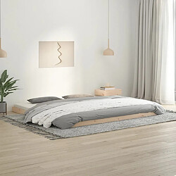 vidaXL Cadre de lit sans matelas 200x200 cm bois massif de pin