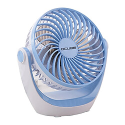 Wewoo D602 4W Ventilateur de bureau portable avec charge à 3 vitesses de USB bleu ciel