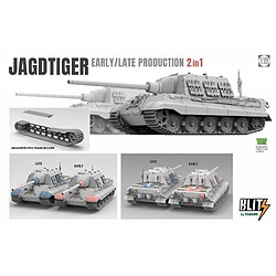 Takom Maquette Char Sd.kfz.186 Jagdtiger Early/late Production 2 In 1