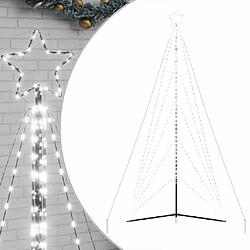 vidaXL Guirlande de sapin de Noël 615 LED blanc froid 400 cm