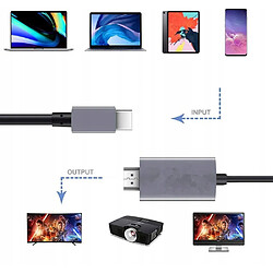 GUPBOO Câble USB-C vers HDMI 4K, JL25 pas cher