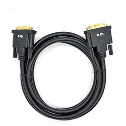 DVI cle M 24 + 1 1.8 m. Black, gold plated