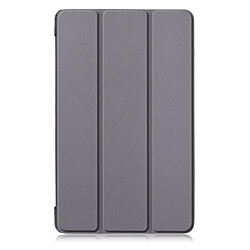 Etui en PU triple pli avec support gris pour votre Huawei MediaPad M6 8.4 pouces