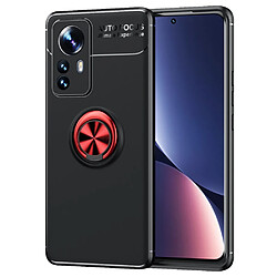 Coque en TPU anti-rayures avec béquille noir/rouge pour votre Xiaomi 12 Pro