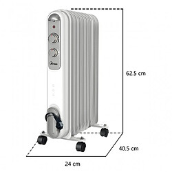 Ardes Radiateur à circulation d'huile 2000W