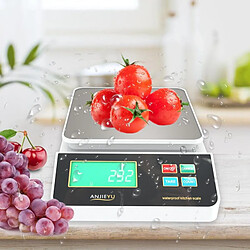 Acheter Universal Étanche, rechargeable, titrimétrie, balance numérique, affichage LED, balance de cuisine, pas de batterie.(Argent)