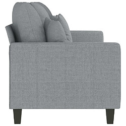 Acheter Maison Chic Canapé à 3 places,Canapé droit,Sofa de Salon,Banquette Gris clair 180 cm Tissu -GKD536130