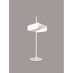 Avis Luminaire Center Lampe LED intégré Tsunami Sable blanc 50 Cm