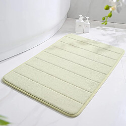 Tapis de Bain Antiderapant Absorbant 40x60cm Vert