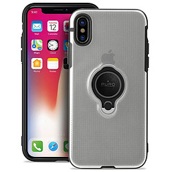 puro magnetic ring cover silikon coque apple iphone x, xs transparent