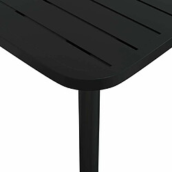 Maison Chic Table de jardin | Table d'extérieur anthracite 50x50x71 cm acier -GKD95710 pas cher