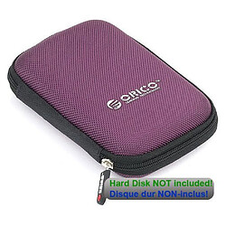 Boîtier de Protection pour Disque Dur 2.5"" pouces Etui Housse Coque Mauve