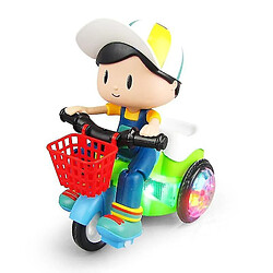 Universal Tricycle de cascade pour enfants jouets électroniques à 360 degrés d'éclairage rotatif