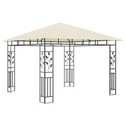 Vidaxl lvédère avec moustiquaire 3x3x2,73 m Crème 180 g/m²