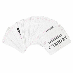 Paris Prix Jeu de 50 Cartes Dilemme 9cm Blanc & Noir