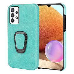 Coque en TPU + PU avec béquille vert clair pour votre Samsung Galaxy A32 4G (EU Version)/A32 Lite