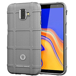 Wewoo Coque TPU antichoc à couverture totale pour Samsung Galaxy J6 + (Gris)