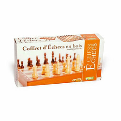 Ludendo France Cartes : Coffret d'échecs en Acajou