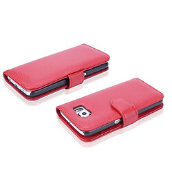 Acheter Cadorabo Coque Samsung Galaxy S6 Etui en Rouge