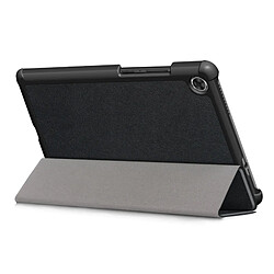 Wewoo Housse Coque Pour Lenovo Tab M8 Custer Texture Horizontal Flip Smart TPU en cuir avec support à trois volets noir pas cher