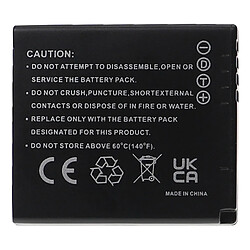 Vhbw EXTENSILO Batterie compatible avec Panasonic Lumix DMC-FH1, DMC-F3K, DMC-F3P, DMC-F3S appareil photo, reflex numérique (1000mAh, 3,7V, Li-ion)