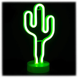 Universal Jour de repos LED Cactus Néon Signature Table Mur, Batterie, Décoration de Fête et Lumière, Vert, PP