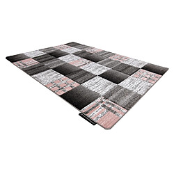 Acheter RUGSX Tapis ALTER Siena carrés treillis gris 280x370 cm