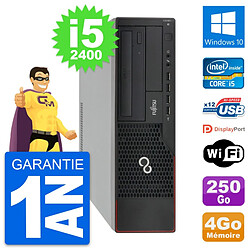 PC Fujitsu Esprimo E910 DT Intel i5-2400 RAM 4Go Disque 250Go Windows 10 Wifi - Occasion