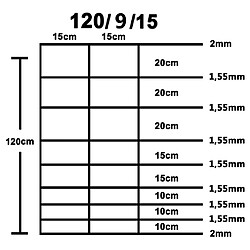 Acheter vidaXL Clôture de jardin Acier galvanisé 50x1,2 m Argenté