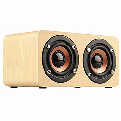 Universal En haut-parleur Bluetooth rétro sans fil Portable Mini Bluetooth Altavoz 3D Dual Loudspeakers Prise en charge le lecteur de carte TF pour Xiaomi pas cher