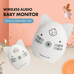 Acheter Babyphone Camera Sans Fil Avec Intercom Et Veilleuse Rose Blanc YONIS