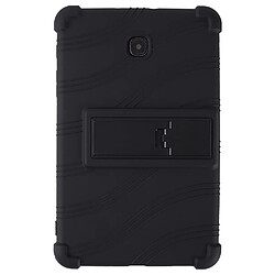 Coque en silicone Souple avec béquille noir pour votre Samsung Galaxy Tab A 8.0 (2018) SM-T387