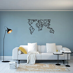 Avis EPIKASA Décoration Murale en Métal Carte du Monde 21