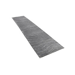 Vidal Tapis de couloir en laine 389x84 gris Darya