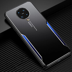 Coque en TPU + métal hybride noir bleu pour votre Xiaomi Redmi K30 Pro/Poco F2 Pro