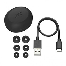 JVC Gumy Mini Écouteurs Sans Fil Bluetooth Leger Résistance à l'Eau Micro Inclus Intra-Auriculaire Noir